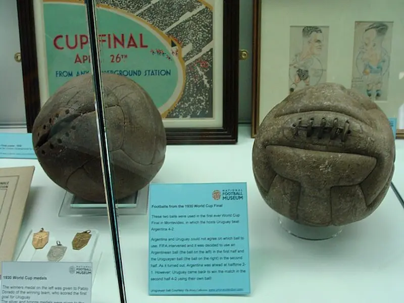 Los balones de la final de Uruguay 1930