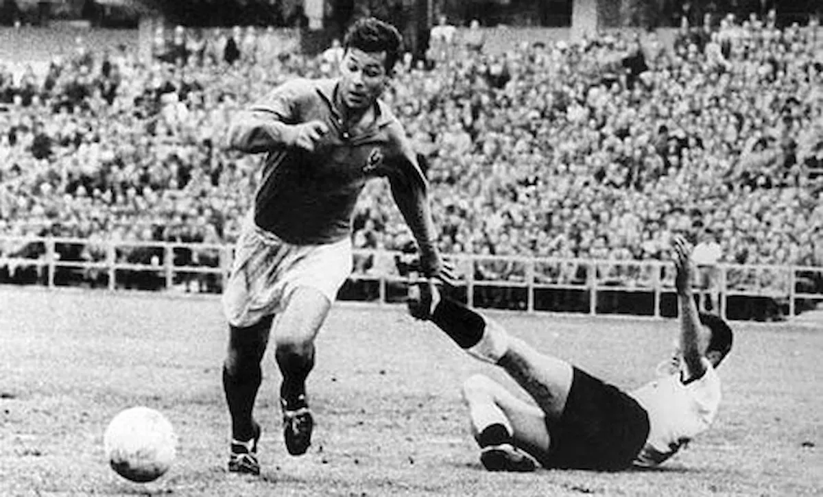Just Fontaine autor de 13 goles en el Mundial de 1958.