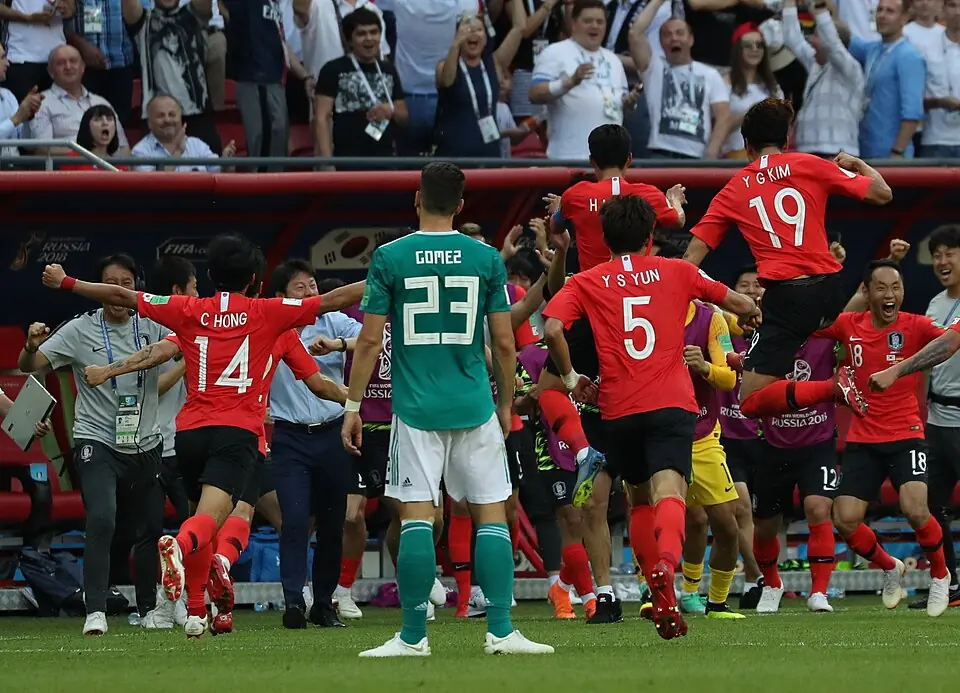 Corea del Sur dio la sorpresa contra Alemania en el Mundial 2018.