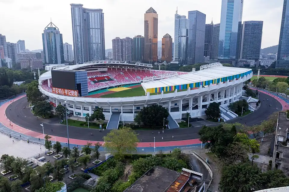 Estadio Tianhe, sede de la final del primer Mundial Femenino de la FIFA.