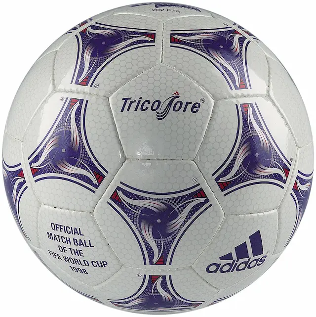 Adidas Tricolore, balón oficial del Mundial de Francia 1998.