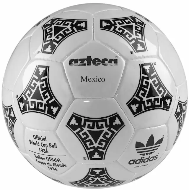 Azteca, balón oficial del Mundial de México 1986.