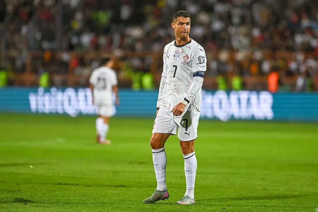 Cristiano Ronaldo con la selección de Portugal.