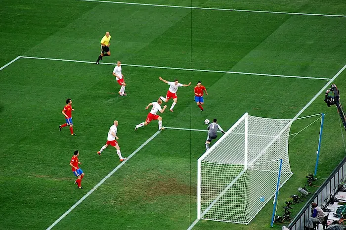 España perdió el primer partido contra Suiza en el Mundial de Sudáfrica 2010.