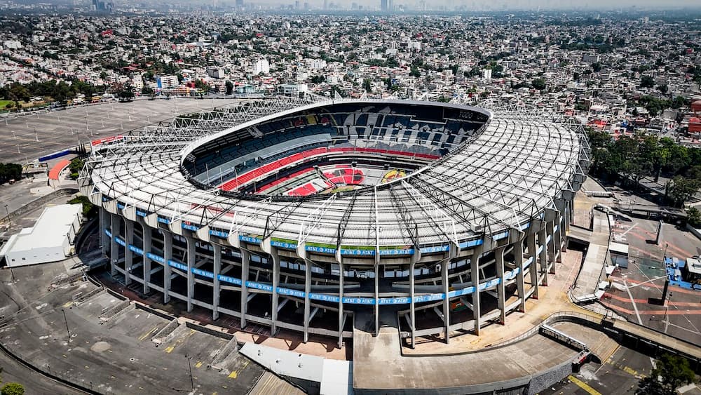 El Estadio Azteca, uno de los estadios más míticos de la historia de los Mundiales.