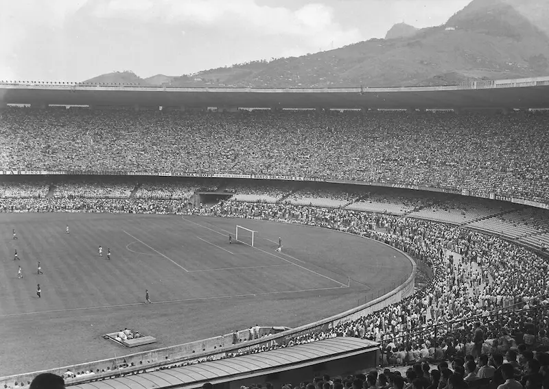 Estadio Maracaná en el año 1950. 
