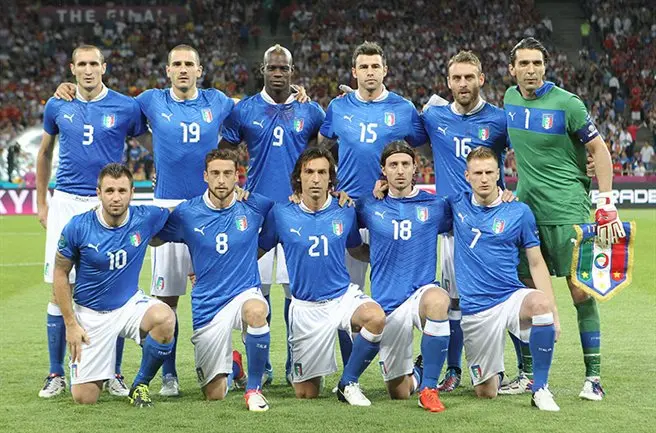 Italia en la Eurocopa 2012.