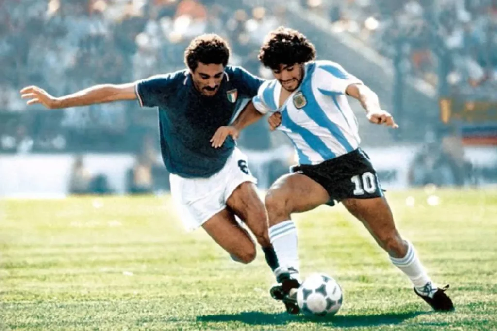 El papel de Maradona y Argentina en España 82 no fue el mejor.