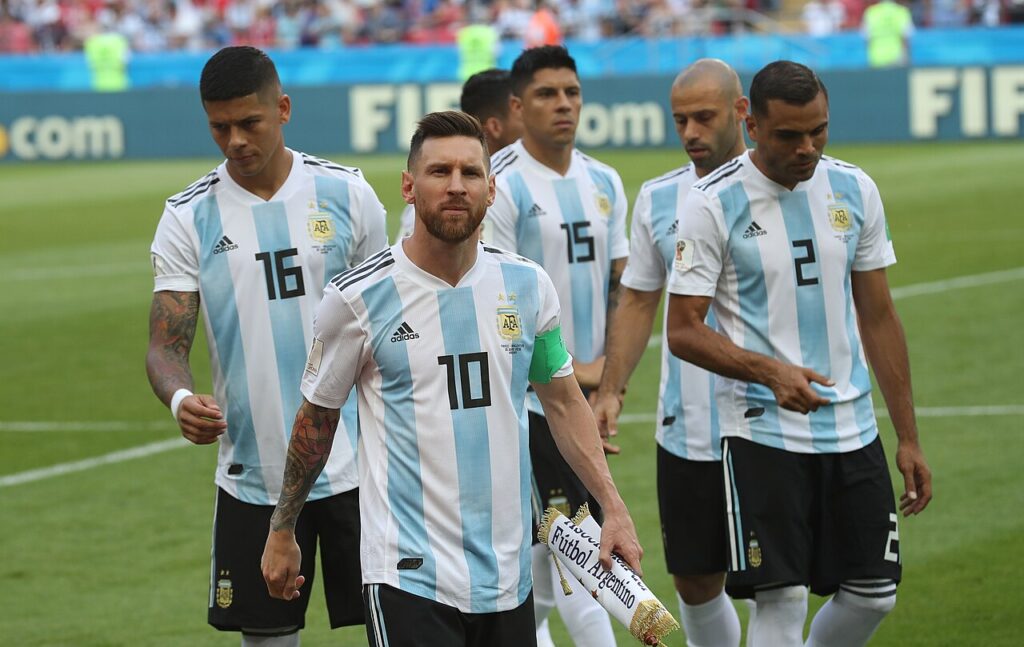 Lionel Messi, el jugador con más partidos disputados en la historia de los Mundiales.