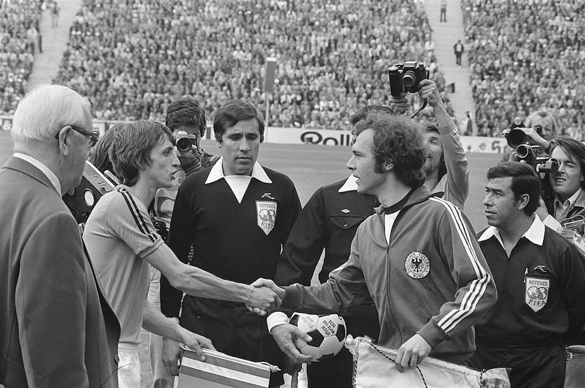 El Mundial de 1974 tuvo una de las rivalidades más grandes: Johan Cruyyf y Franz Beckenbauer.