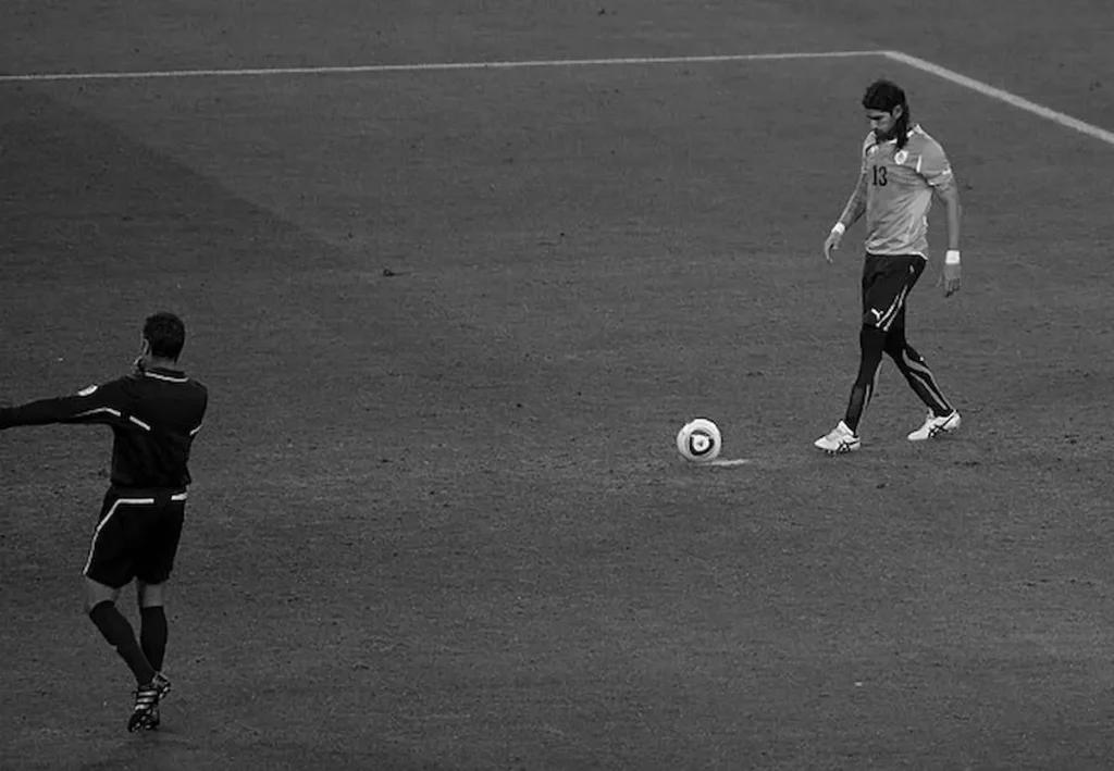 El penalti de Abreu contra Ghana en Sudáfrica 2010.