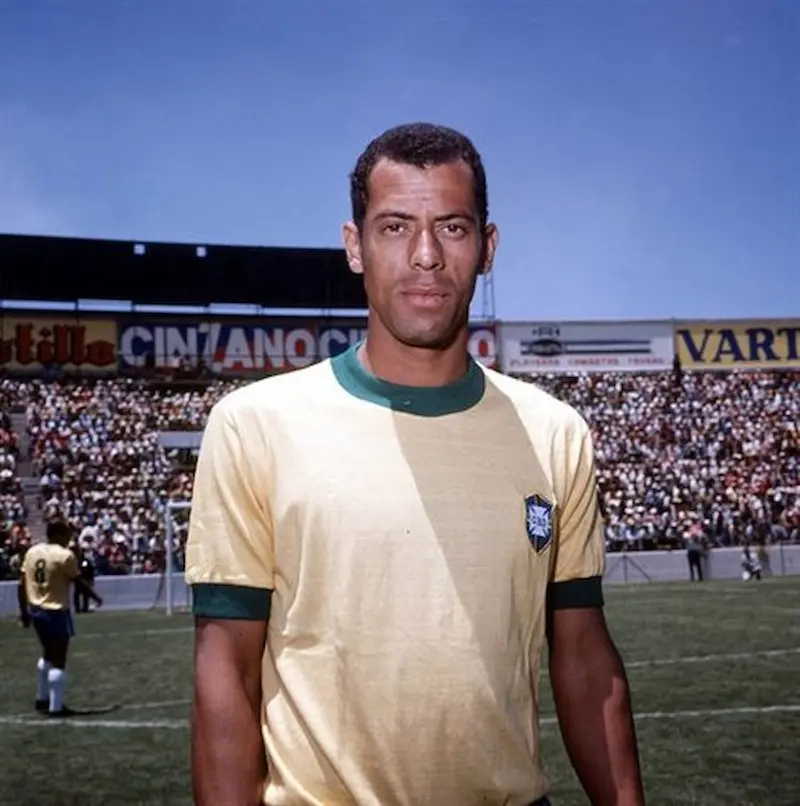 Carlos Alberto con la selección de Brasil en 1970. 