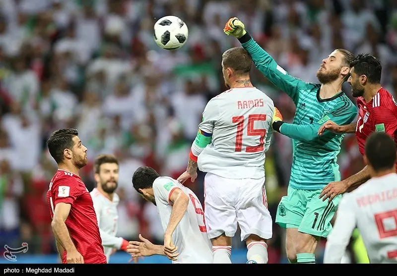 David De Gea durante el Mundial de Rusia 2018.