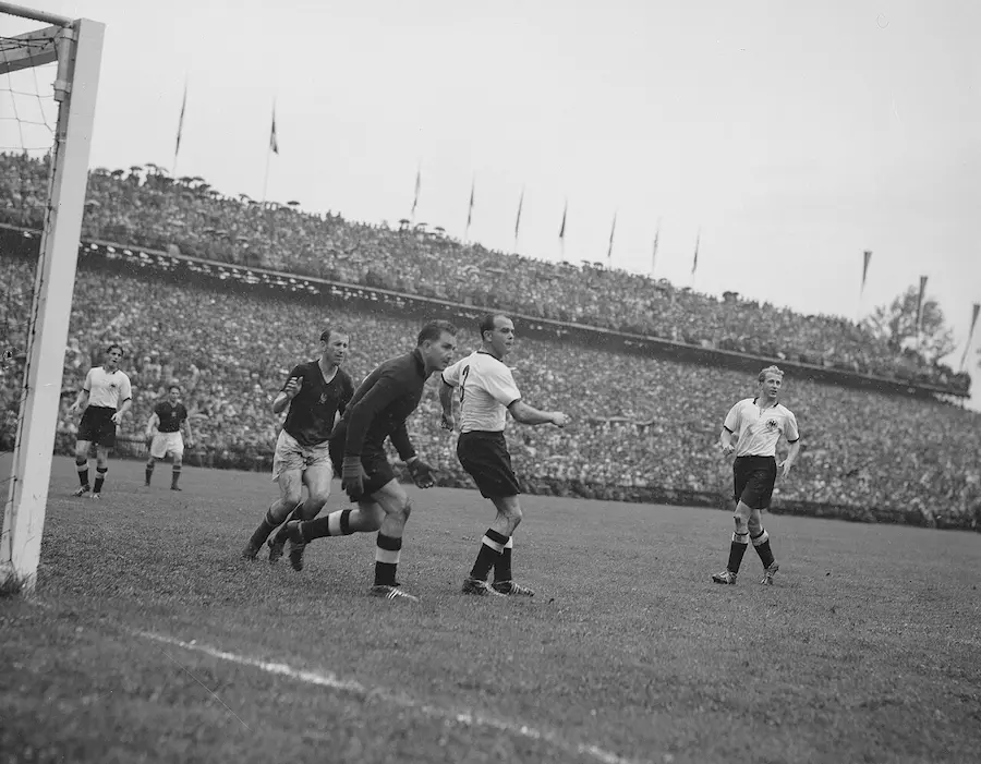 Final del Mundial Suiza 1954.
