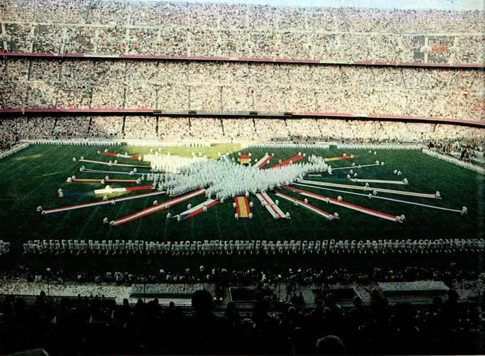 Ceremonia inaugural del Mundial de España 1982.