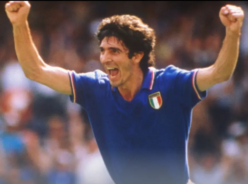 Paolo Rossi, Bota de Oro en el Mundial de España 1982.