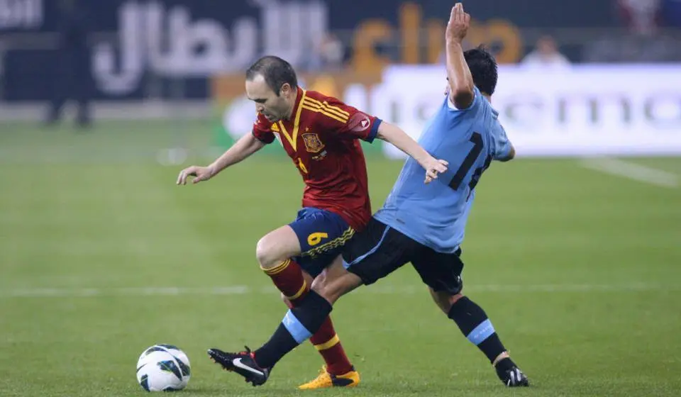 Andrés Iniesta, uno de los mejores centrocampistas de la historia.