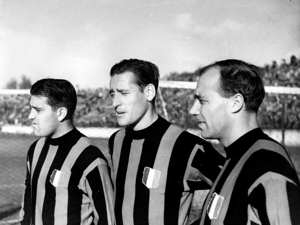 El tridente de suecos del AC Milan.