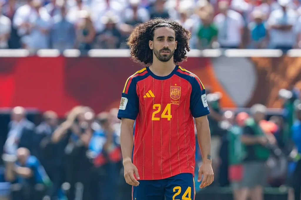 Marc Cucurella en la final del Mundial 2026.