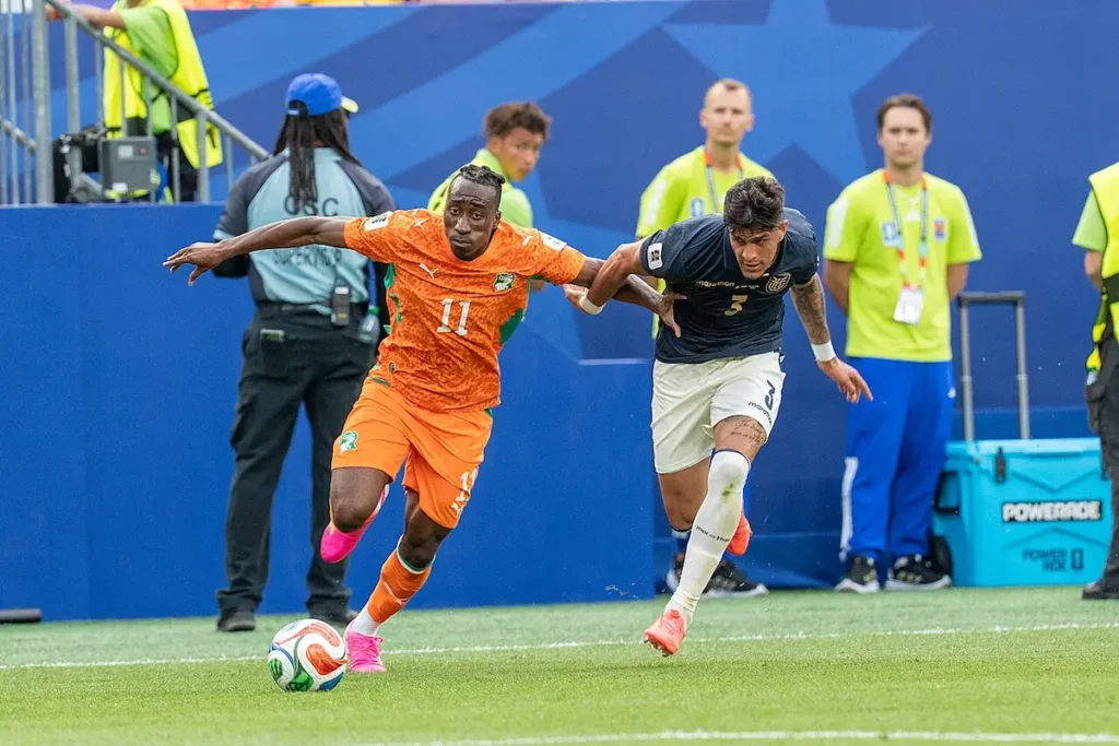 Yan Diomande, uno de los fichajes del Real Madrid durante el Mundial 2026.