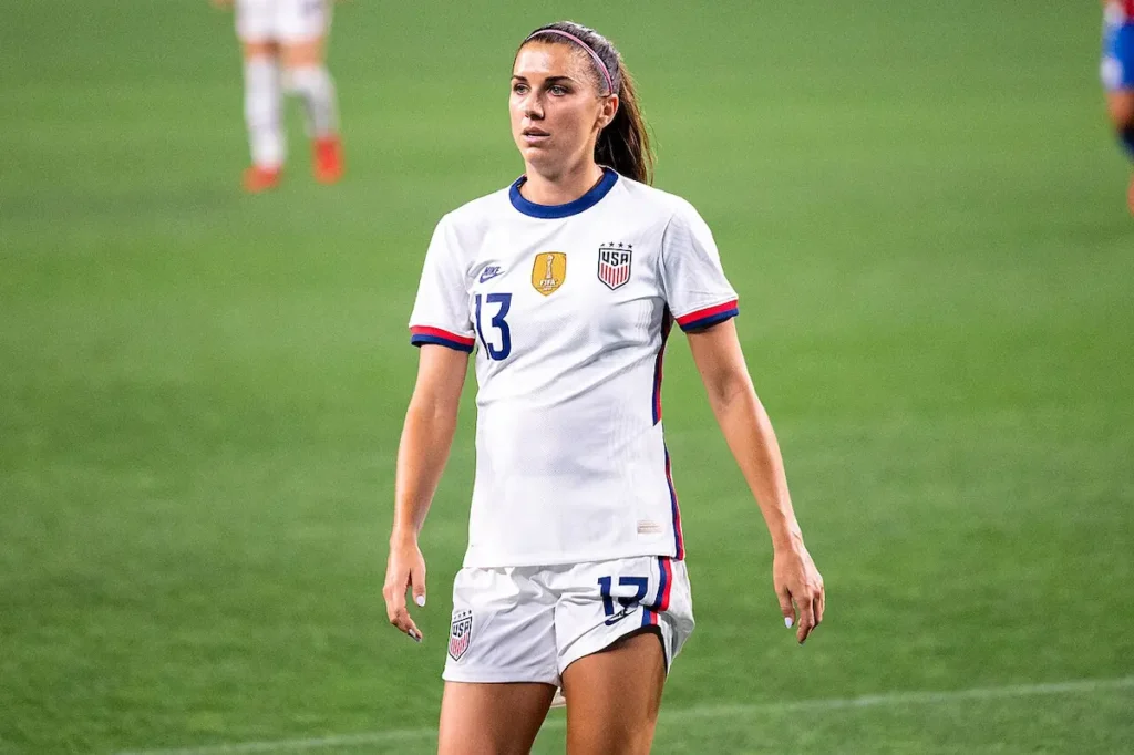 Alex Morgan, protagonista de una de las mayores goleadas de los Mundiales femeninos.