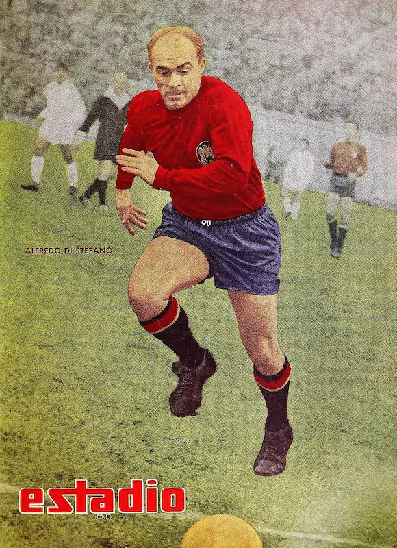 Alfredo Di Stéfano con la selección española.