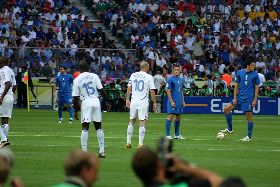 Francia e Italia se enfrentaron en la final de Alemania 2006.
