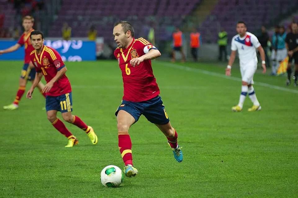 Andrés Iniesta, uno de los futbolistas con más títulos ganados.
