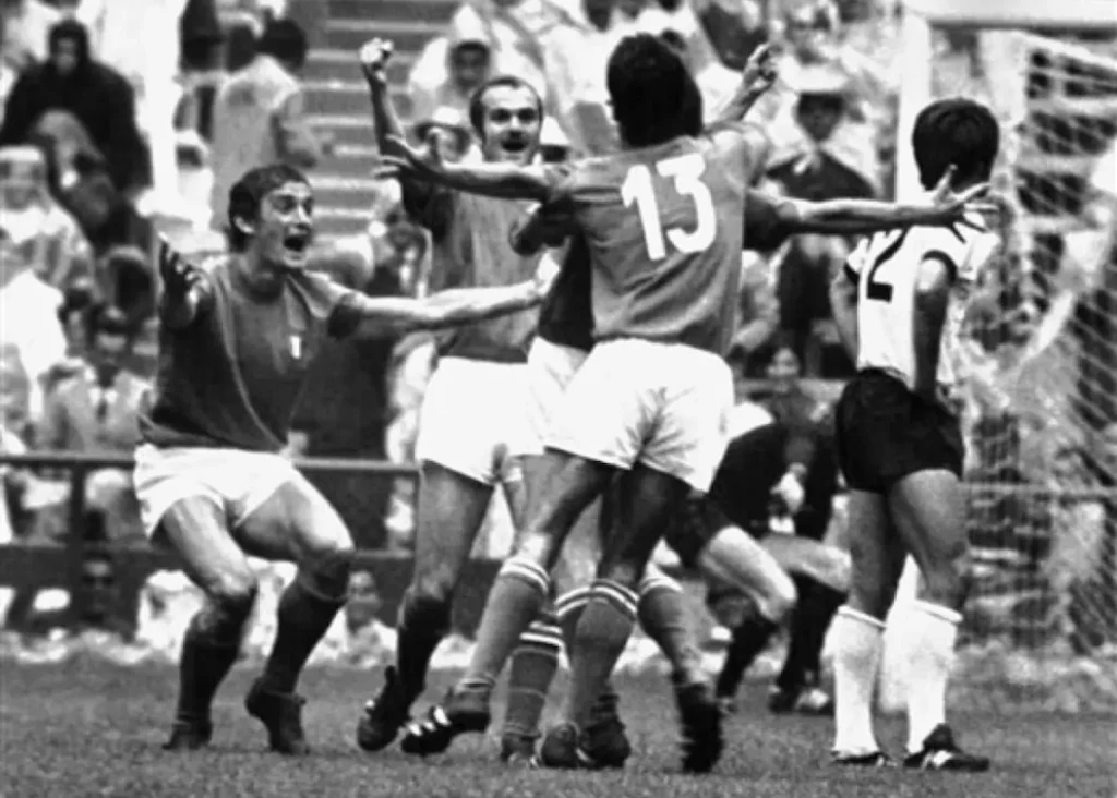 El partido del siglo entre Italia y Alemania en el Mundial de México 1970.